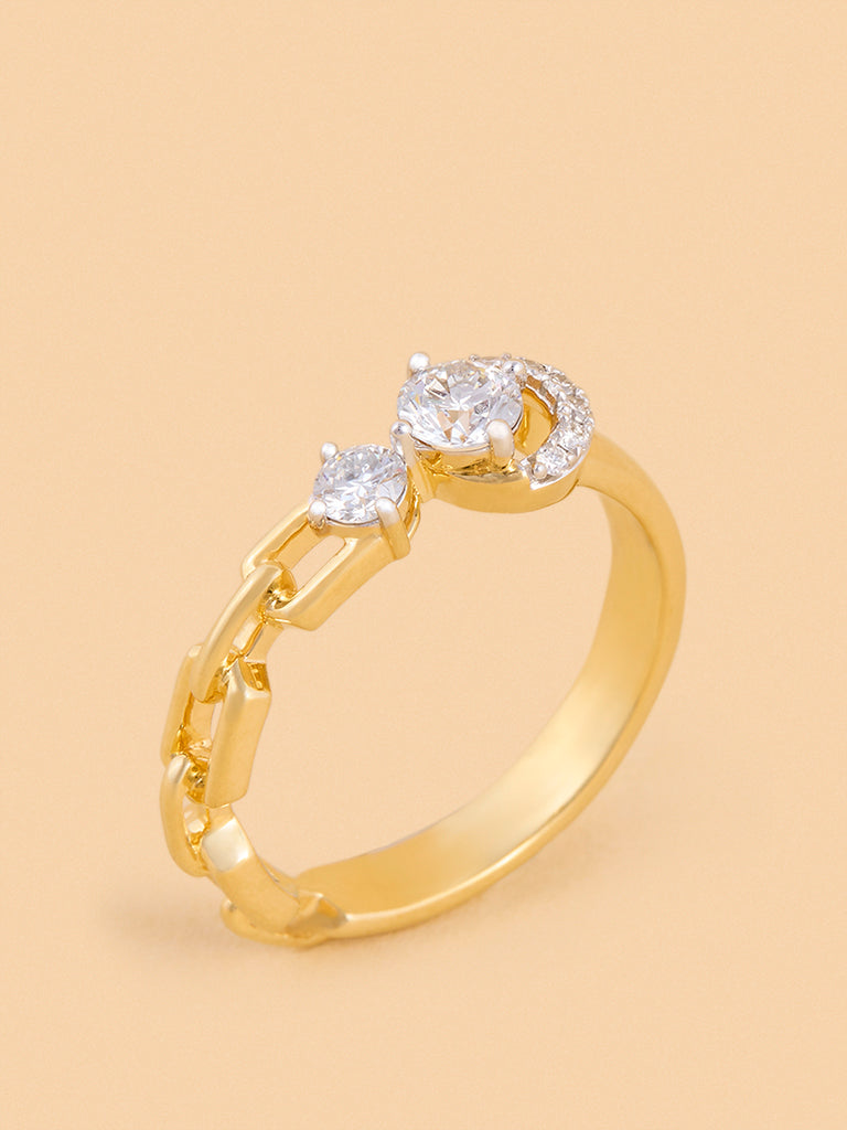 Eternal Circle Chain Lab Diamond Ring