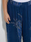 Diza Indigo Botanical Design Ethnic Pants