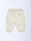 HOP Baby Beige Mid-Rise Cotton-Blend Joggers