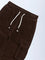HOP Kids Dark Brown Mid-Rise Corduroy Joggers