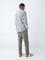 ETA Olive Solid Relaxed-Fit Mid-Rise Cotton Chinos