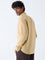 Ascot Mustard Solid Relaxed-Fit Cotton Shirt