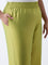 Diza Lime Solid Ethnic Pants