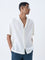 ETA Off-White Crinkle-Texture Relaxed-Fit Cotton Shirt