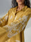 Bombay Paisley Mustard Embroidered Cotton Shirt