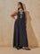 Embellished Black Maxi Dress
