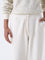 ETA Off-White Relaxed-Fit Mid-Rise Cotton-Blend Pants