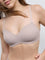 Wunderlove Beige Self-Striped Padded Bra