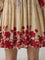 Floral Beige Mini Dress