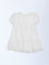 HOP Baby White Lace Detailed Tiered Dress