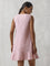 A-line Solid Pink Dress
