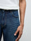 Nuon Blue Washed Slim-Fit Mid-Rise Jeans