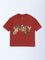 HOP Kids Boys Rust Embroidered Cotton T-Shirt