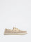 SOLEPLAY Beige Mesh-Detailed Lace-Up Sneakers
