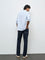 WES Casuals Dark Blue Slim-Fit Mid-Rise Jeans
