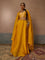 Flared Mustard Lehenga Skirt