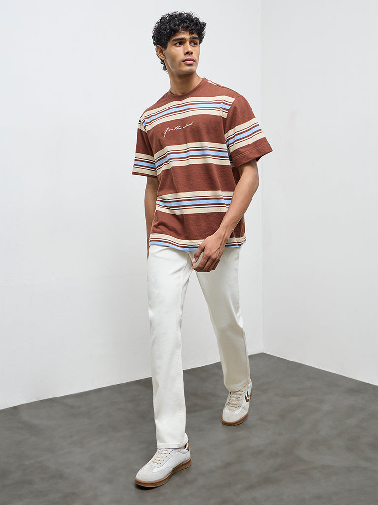 Nuon Off-White Hendrix-Fit Mid-Rise Jeans