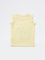 HOP Kids Girls Yellow Embroidered Cotton Top