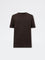 Ascot Dark Brown Textured Relaxed-Fit Cotton T-Shirt
