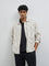 ETA Light Beige Printed Relaxed-Fit Cotton Jacket