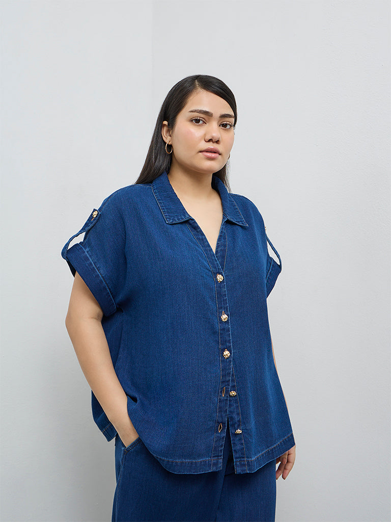 Gia Blue Denim Shirt