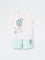 2-Piece HOP Baby Boys White Printed Cotton Set
