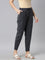 Women Striped Navy Linen Slim Fit Pencil Pants