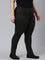 Women Printed Black Warm Jeggings