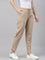 Women Stripe Beige Printed Pencil Pant