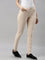 Women Solid Light Beige Super Stretch Jeggings