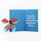 Father's Day Butterfly Card - Hindi