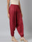 Women Solid Cherry Viscose Harem Pants