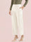 Cream Ponte Wide Pants
