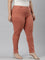 Women Solid Orange Super Stretch Jeggings