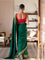 Green Tiger Barb Saree