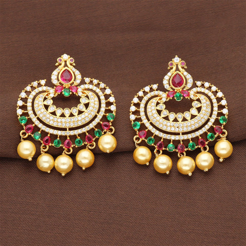 Zirconia Dangler Earrings