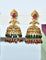 Designer Zirconia Kempu Jhumka Earrings