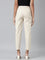 Women Cream Chinos Trousers