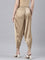 Women Solid Gold Viscose Harem Dhoti pants