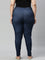 Women Solid Blue Denim Legging