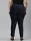 Women Solid Navy Mid Rise Corduroy Jeggings