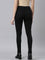 Women Solid Black Mid Rise Ultra Warm Jeggings