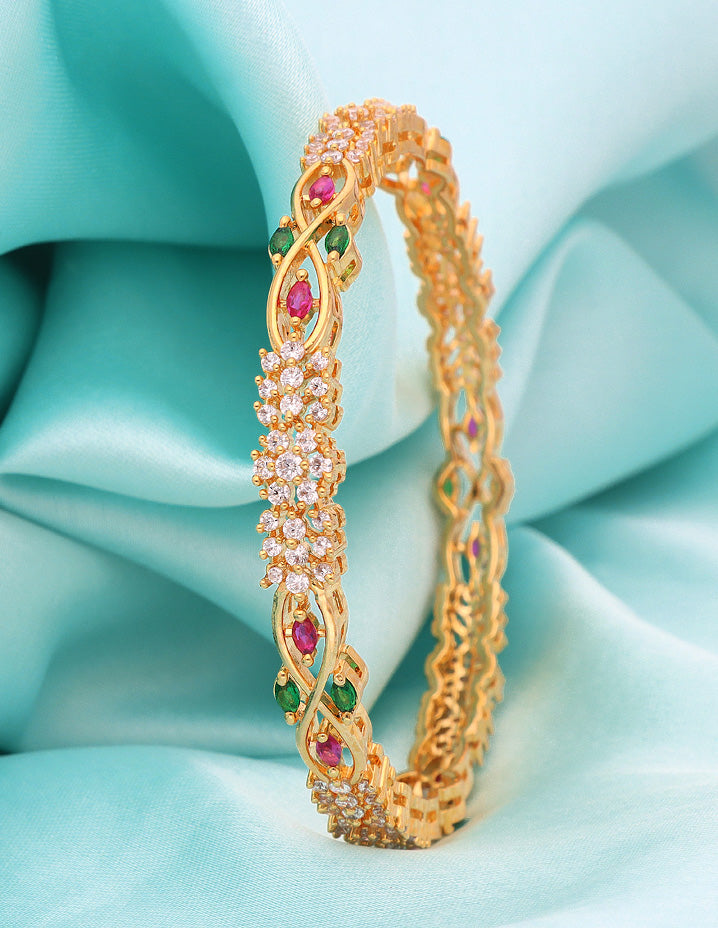 Designer Zircon Kada Bangles ZBGL11060