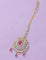 Designer Zirconia Ruby Radiance Maang Tikka