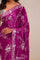 Fandango Purple Silk Handcrafted Saree