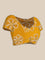 Lemon Silk Saree With Stone Work Readymade Blouse