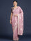 Lilac Tissue Weaved Saree With Stone Work Readymade Blouse
