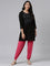 Girls Solid Fuchsia Harem Pants