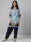 Women Solid Navy Cotton Salwar