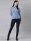 Women Solid Navy Mid Rise Ultra Warm Jeggings